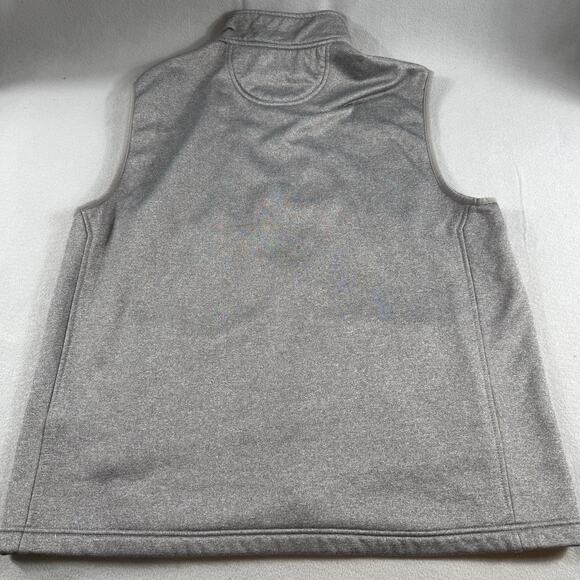 IZOD Advantage Performance Stretch Gray Full Zip Fleece Vest Men’s L - Picture 6 of 10
